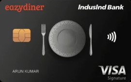 EazyDiner IndusInd Bank Credit Card