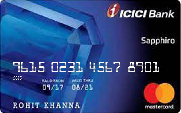 ICICI Bank Sapphiro Premium Credit Card