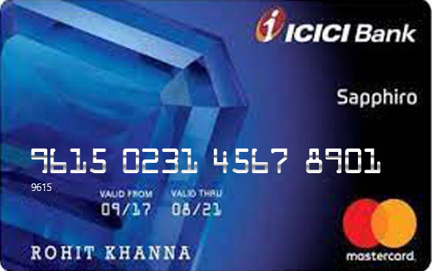 ICICI Bank Sapphiro Credit Card