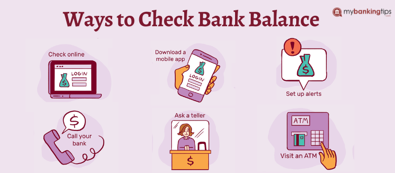How to Check Bank Balance
