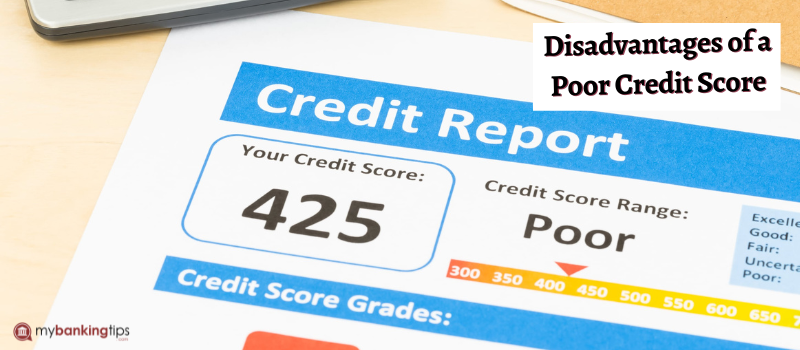 Disadvantages of a Poor Credit Score