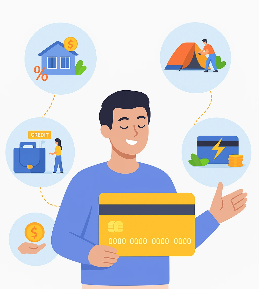  credit card Illustration