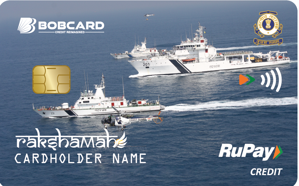 Indian Coast Guard Rakshamah BoB Credit Card