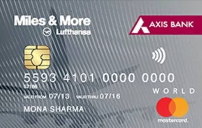 Miles and More World Axis Bank Credit Card