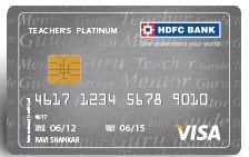 HDFC Bank Teacher’s Platinum Credit Card