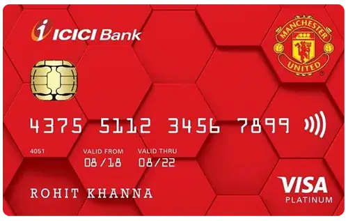 Manchester United Platinum Credit Card