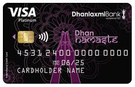 Dhanlaxmi Bank Platinum Credit Card