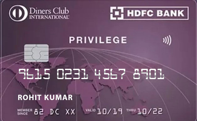 HDFC Bank Diners Club Privilege Credit Card