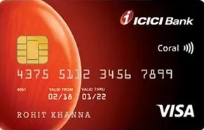 ICICI Bank HPCL Coral Credit Card